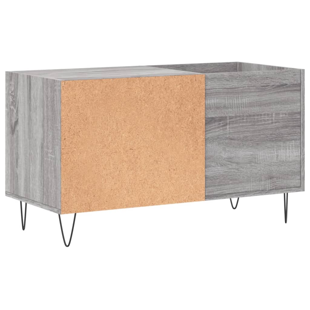 vidaXL Dulap pentru discuri gri sonoma 85x38x48 cm lemn prelucrat vidaXL Dulap pentru discuri gri sonoma 85x38x48 cm lemn prelucrat