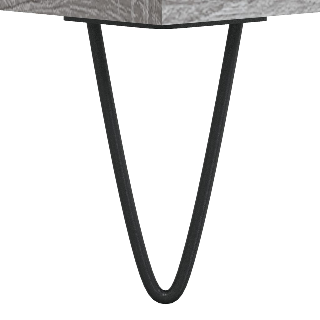 vidaXL Dulap pentru discuri gri sonoma 85x38x48 cm lemn prelucrat vidaXL Dulap pentru discuri gri sonoma 85x38x48 cm lemn prelucrat