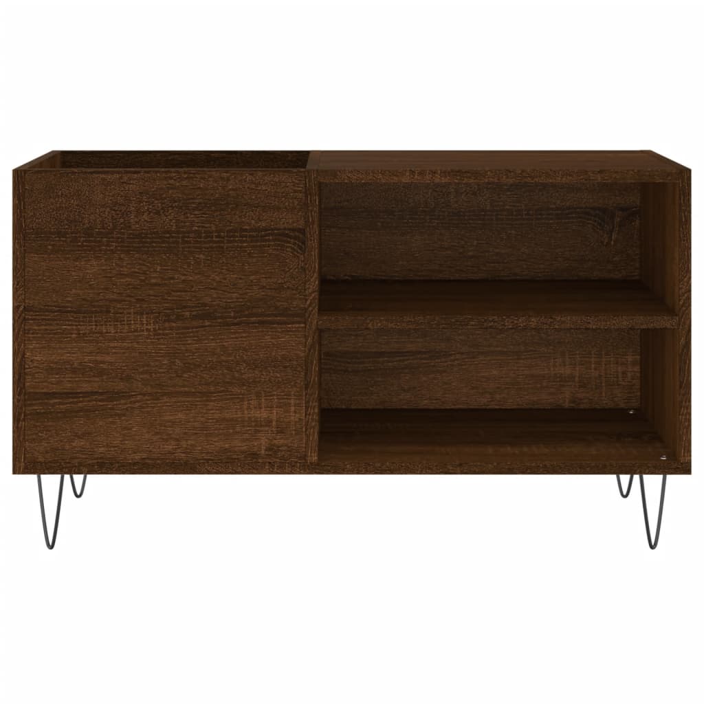 vidaXL Dulap pentru discuri stejar maro, 85x38x48 cm, lemn prelucrat vidaXL Dulap pentru discuri stejar maro, 85x38x48 cm, lemn prelucrat
