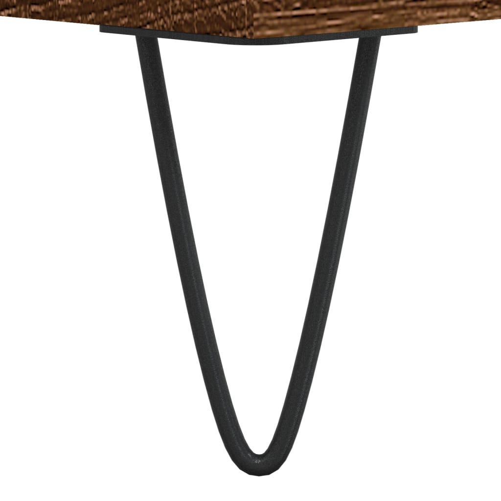 vidaXL Dulap pentru discuri stejar maro, 85x38x48 cm, lemn prelucrat vidaXL Dulap pentru discuri stejar maro, 85x38x48 cm, lemn prelucrat