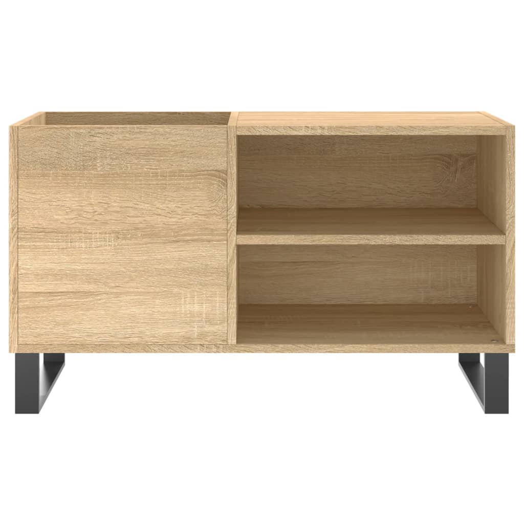 vidaXL Dulap pentru discuri stejar sonoma 85x38x48 cm lemn prelucrat vidaXL Dulap pentru discuri stejar sonoma 85x38x48 cm lemn prelucrat