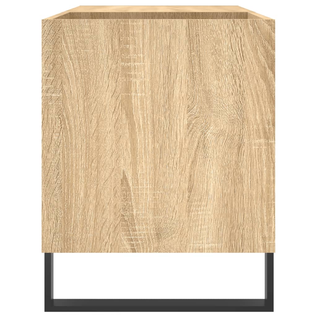 vidaXL Dulap pentru discuri stejar sonoma 85x38x48 cm lemn prelucrat vidaXL Dulap pentru discuri stejar sonoma 85x38x48 cm lemn prelucrat