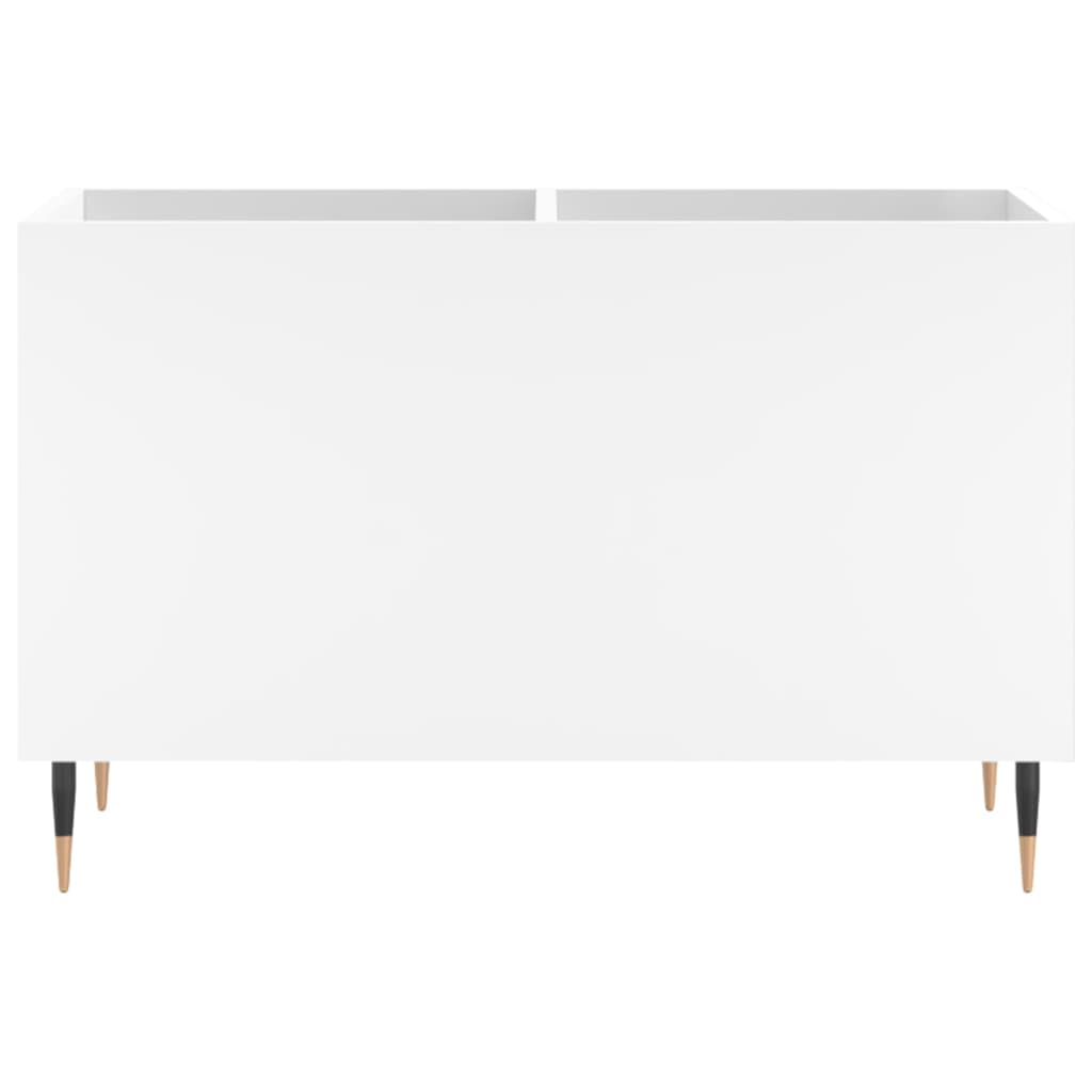 vidaXL Dulap de discuri, alb, 74,5x38x48 cm, lemn prelucrat vidaXL Dulap de discuri, alb, 74,5x38x48 cm, lemn prelucrat