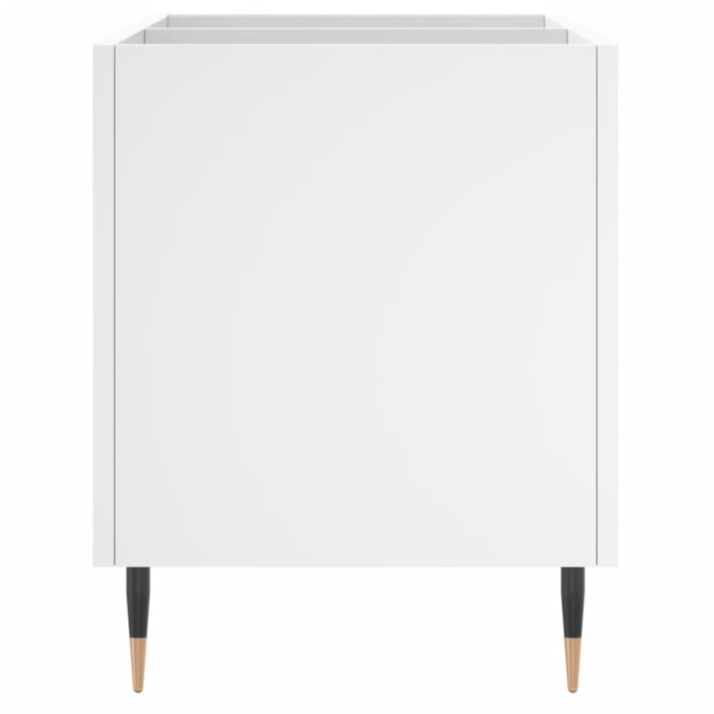 vidaXL Dulap de discuri, alb, 74,5x38x48 cm, lemn prelucrat vidaXL Dulap de discuri, alb, 74,5x38x48 cm, lemn prelucrat