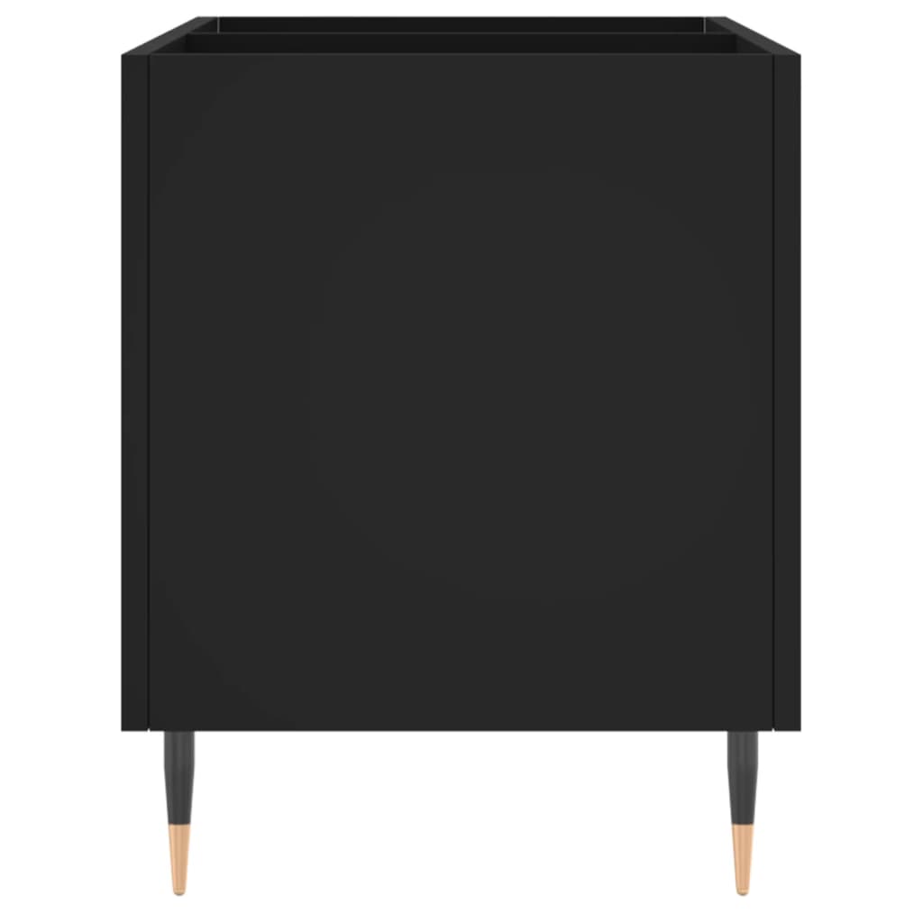 vidaXL Dulap pentru discuri, negru, 74,5x38x48 cm, lemn prelucrat