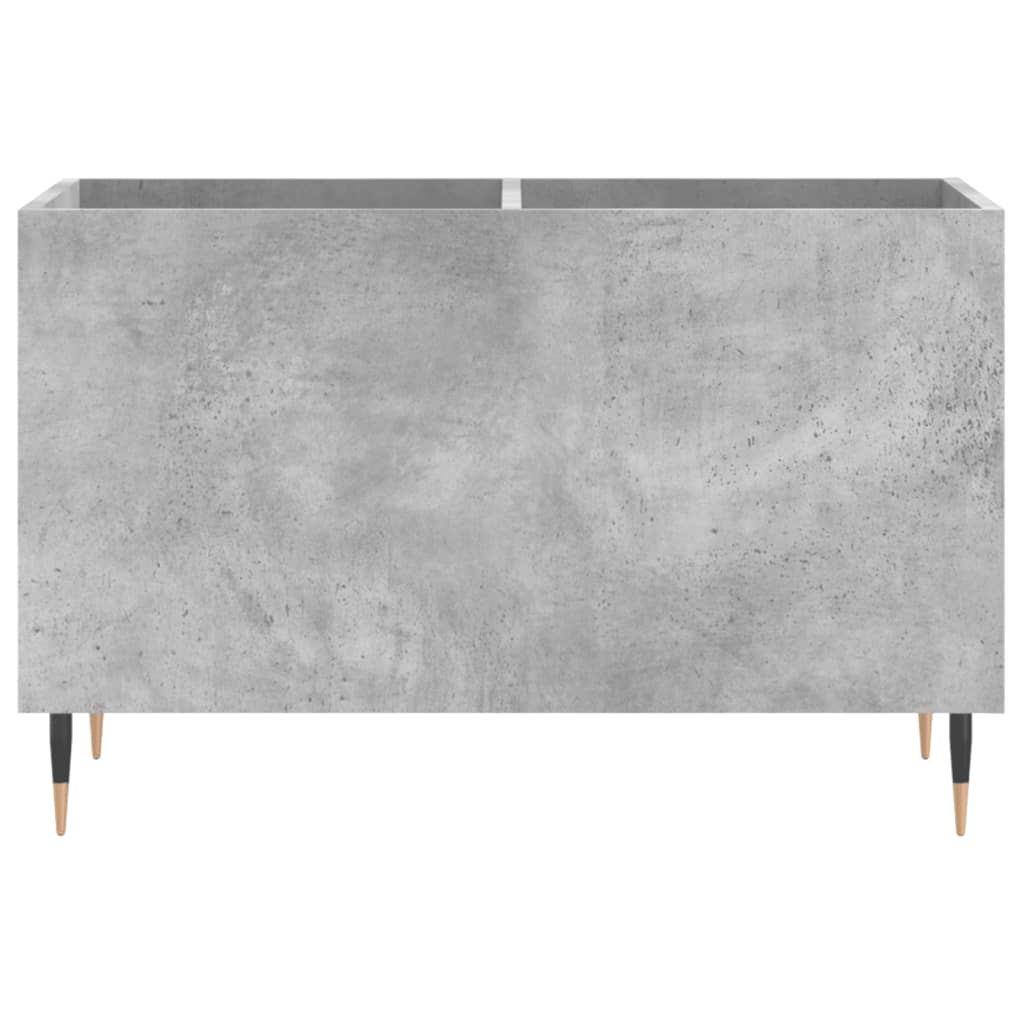 vidaXL Dulap pentru discuri, gri beton, 74,5x38x48 cm, lemn prelucrat