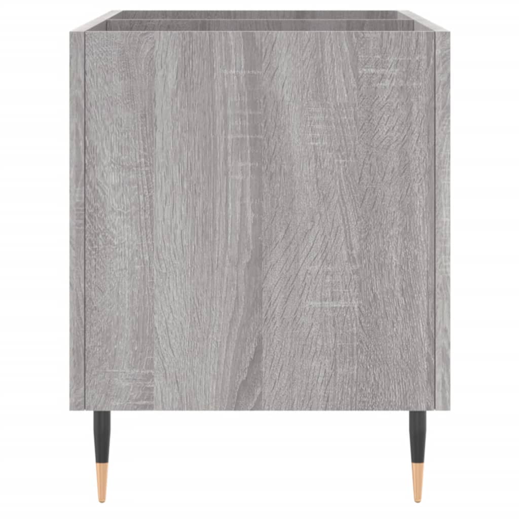 vidaXL Dulap pentru discuri gri sonoma 74,5x38x48 cm lemn prelucrat