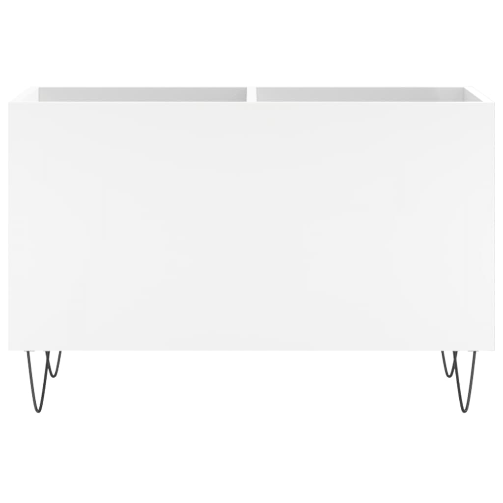 vidaXL Dulap de discuri, alb, 74,5x38x48 cm, lemn prelucrat