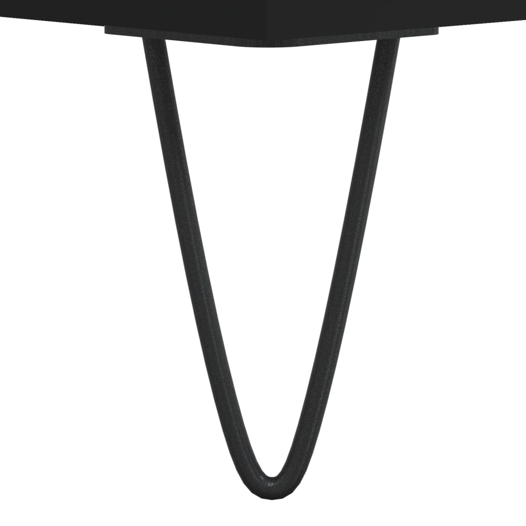vidaXL Dulap pentru discuri, negru, 74,5x38x48 cm, lemn prelucrat vidaXL Dulap pentru discuri, negru, 74,5x38x48 cm, lemn prelucrat
