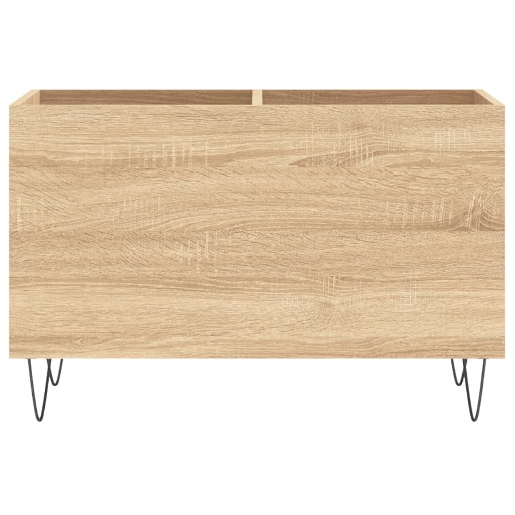 vidaXL Dulap pentru discuri stejar sonoma 74,5x38x48 cm lemn prelucrat vidaXL Dulap pentru discuri stejar sonoma 74,5x38x48 cm lemn prelucrat