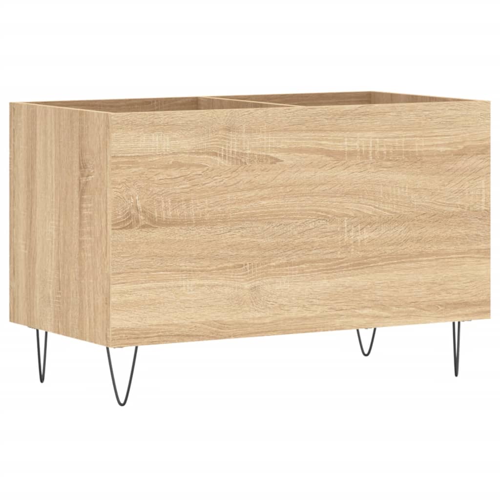 vidaXL Dulap pentru discuri stejar sonoma 74,5x38x48 cm lemn prelucrat vidaXL Dulap pentru discuri stejar sonoma 74,5x38x48 cm lemn prelucrat