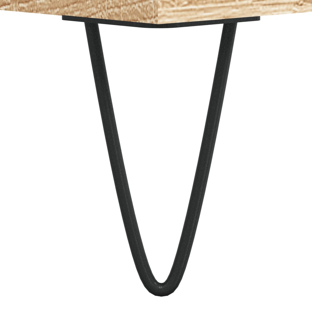vidaXL Dulap pentru discuri stejar sonoma 74,5x38x48 cm lemn prelucrat vidaXL Dulap pentru discuri stejar sonoma 74,5x38x48 cm lemn prelucrat