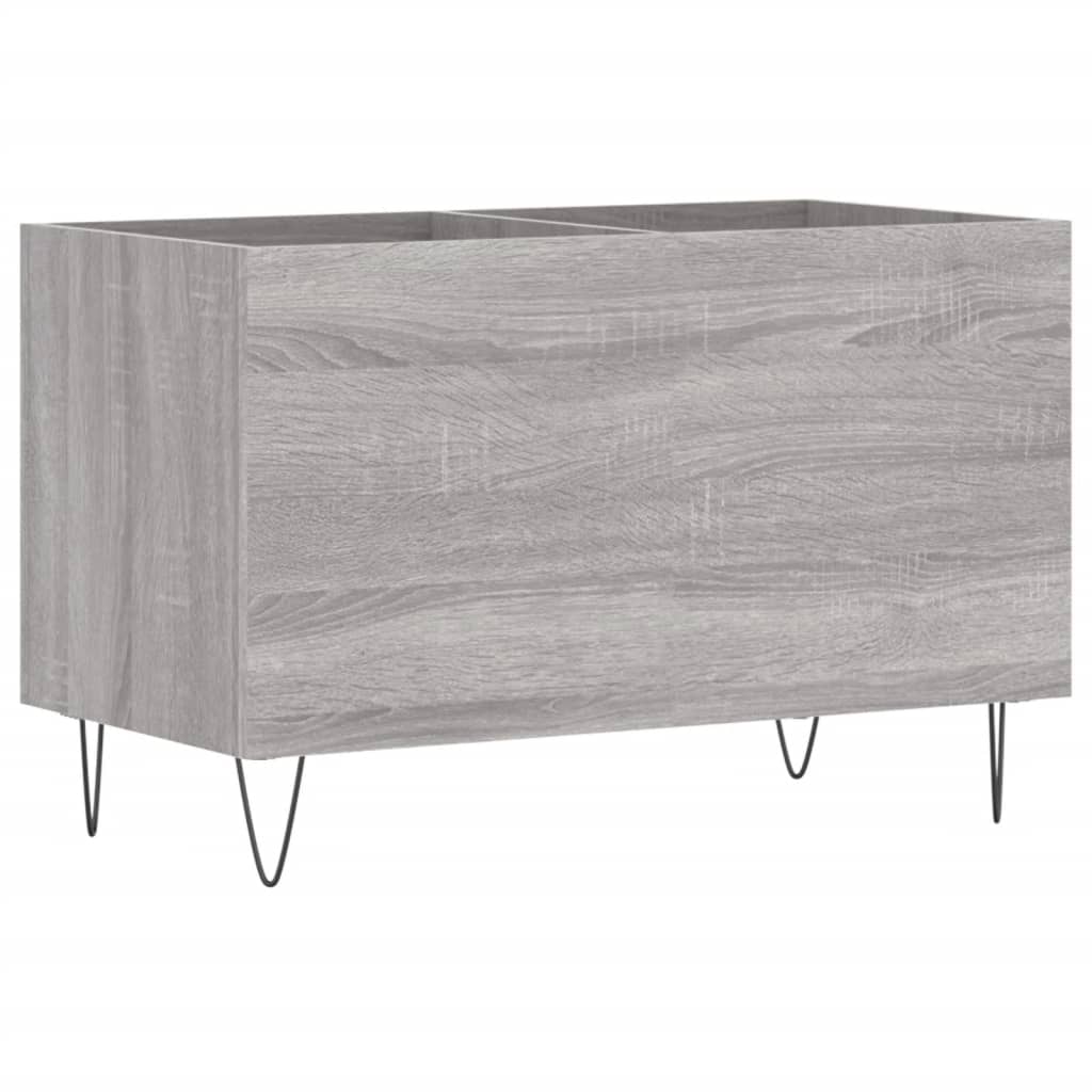 vidaXL Dulap pentru discuri gri sonoma 74,5x38x48 cm lemn prelucrat vidaXL Dulap pentru discuri gri sonoma 74,5x38x48 cm lemn prelucrat