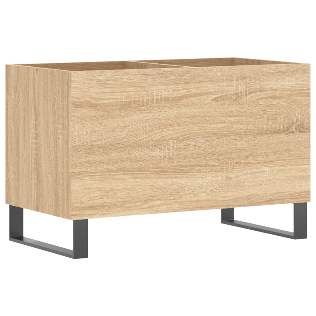 vidaXL Dulap pentru discuri stejar sonoma 74,5x38x48 cm lemn prelucrat vidaXL Dulap pentru discuri stejar sonoma 74,5x38x48 cm lemn prelucrat