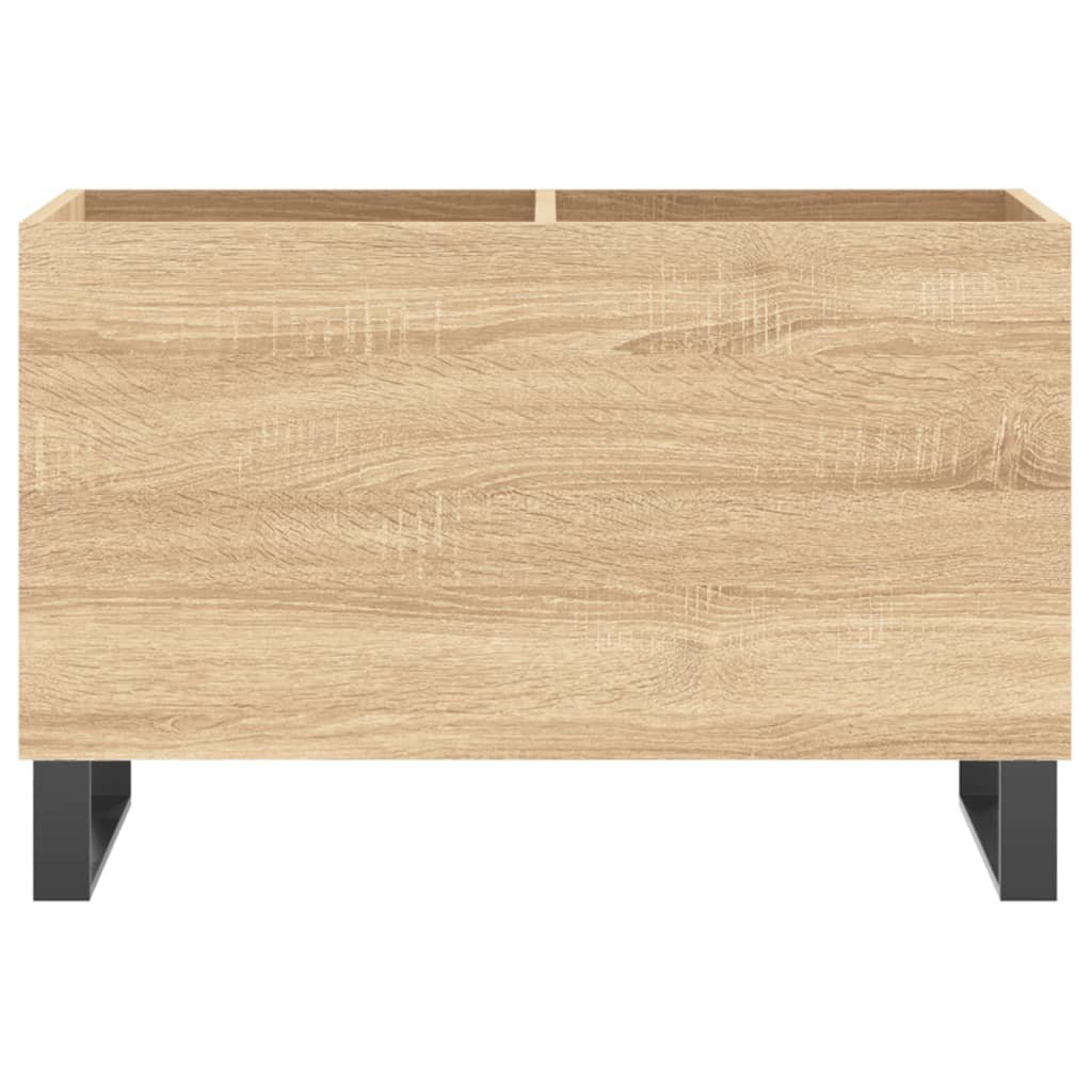 vidaXL Dulap pentru discuri stejar sonoma 74,5x38x48 cm lemn prelucrat vidaXL Dulap pentru discuri stejar sonoma 74,5x38x48 cm lemn prelucrat