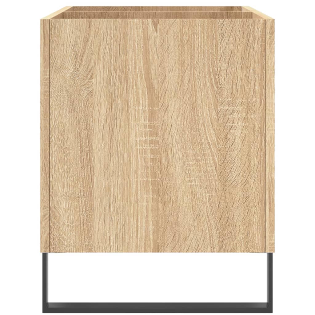 vidaXL Dulap pentru discuri stejar sonoma 74,5x38x48 cm lemn prelucrat vidaXL Dulap pentru discuri stejar sonoma 74,5x38x48 cm lemn prelucrat