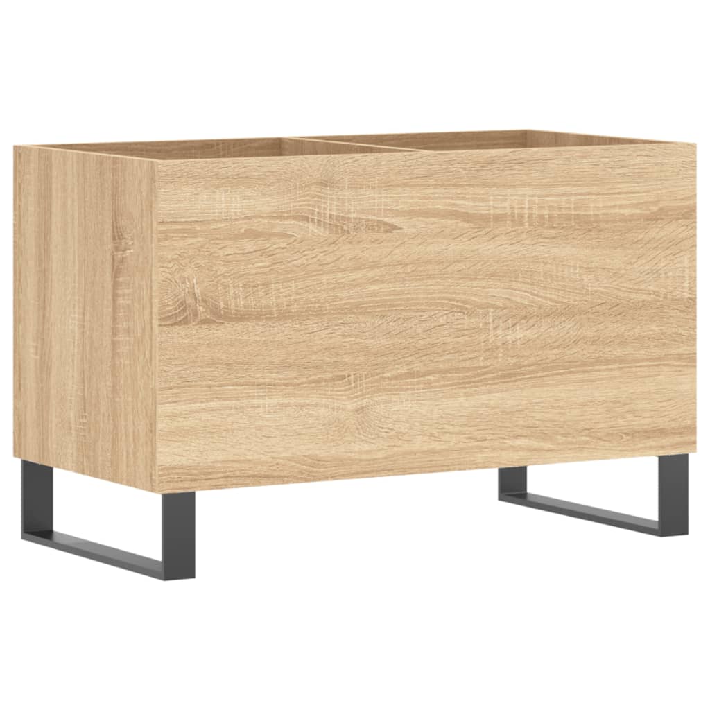 vidaXL Dulap pentru discuri stejar sonoma 74,5x38x48 cm lemn prelucrat vidaXL Dulap pentru discuri stejar sonoma 74,5x38x48 cm lemn prelucrat