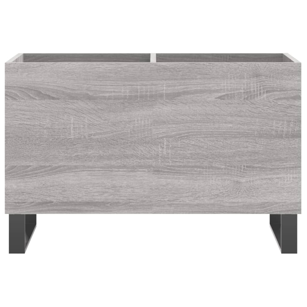 vidaXL Dulap pentru discuri gri sonoma 74,5x38x48 cm lemn prelucrat