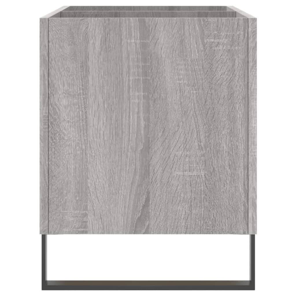 vidaXL Dulap pentru discuri gri sonoma 74,5x38x48 cm lemn prelucrat