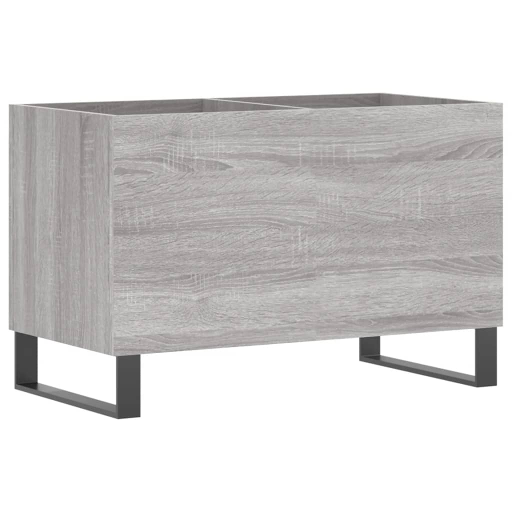 vidaXL Dulap pentru discuri gri sonoma 74,5x38x48 cm lemn prelucrat