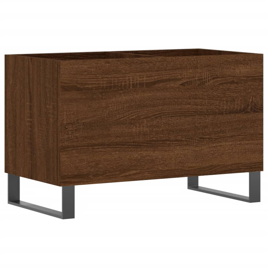 vidaXL Dulap pentru discuri stejar maro 74,5x38x48 cm lemn prelucrat vidaXL Dulap pentru discuri stejar maro 74,5x38x48 cm lemn prelucrat
