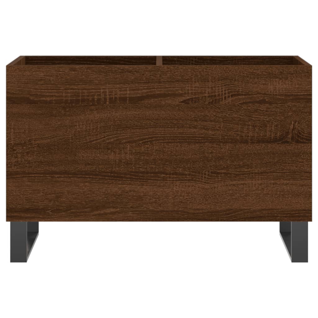 vidaXL Dulap pentru discuri stejar maro 74,5x38x48 cm lemn prelucrat vidaXL Dulap pentru discuri stejar maro 74,5x38x48 cm lemn prelucrat