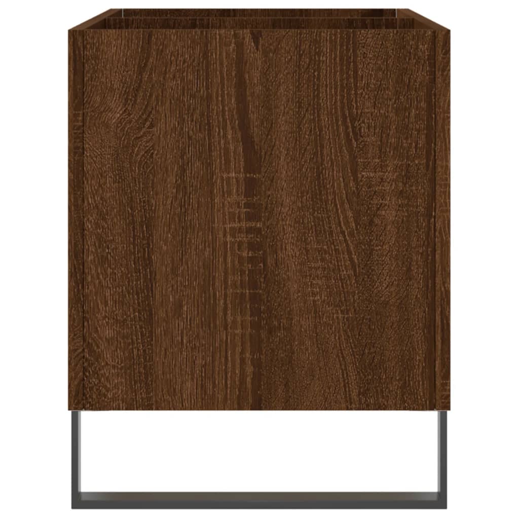 vidaXL Dulap pentru discuri stejar maro 74,5x38x48 cm lemn prelucrat vidaXL Dulap pentru discuri stejar maro 74,5x38x48 cm lemn prelucrat