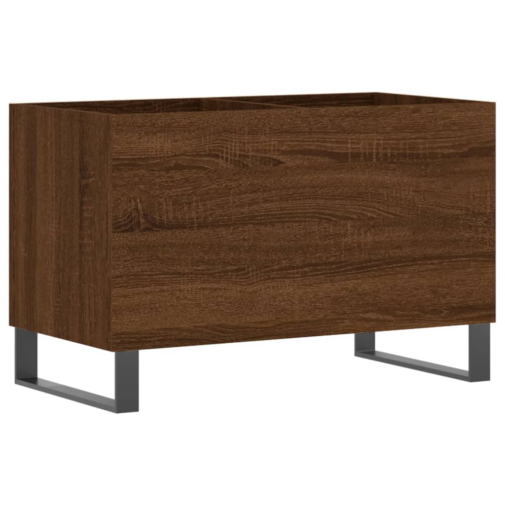 vidaXL Dulap pentru discuri stejar maro 74,5x38x48 cm lemn prelucrat vidaXL Dulap pentru discuri stejar maro 74,5x38x48 cm lemn prelucrat