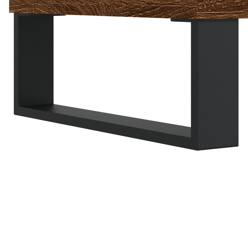 vidaXL Dulap pentru discuri stejar maro 74,5x38x48 cm lemn prelucrat vidaXL Dulap pentru discuri stejar maro 74,5x38x48 cm lemn prelucrat