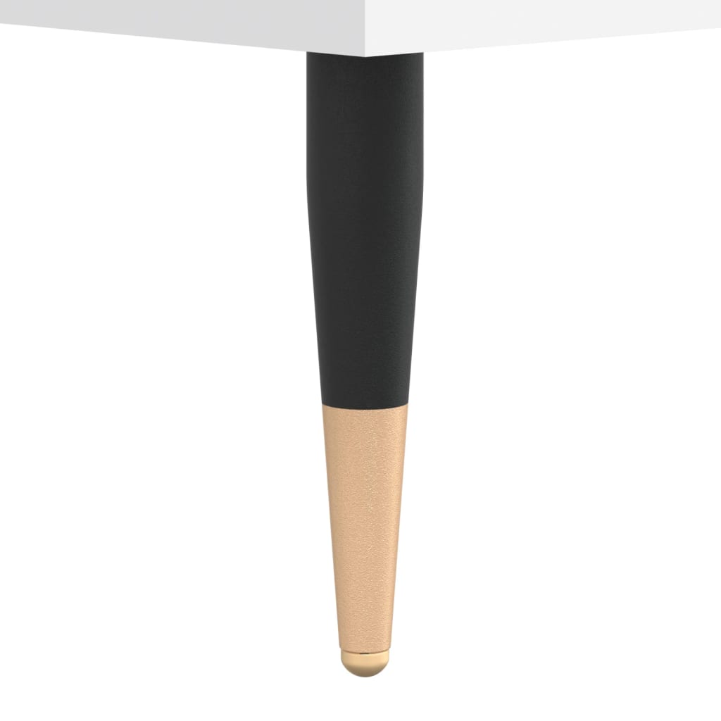 vidaXL Comodă discuri, alb, 100x38x48 cm, lemn prelucrat vidaXL Comodă discuri, alb, 100x38x48 cm, lemn prelucrat