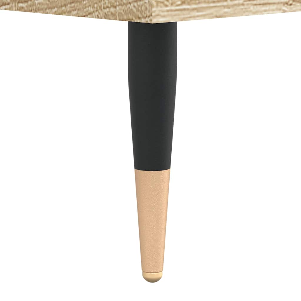 vidaXL Dulap pentru discuri stejar sonoma 100x38x48 cm, lemn prelucrat
