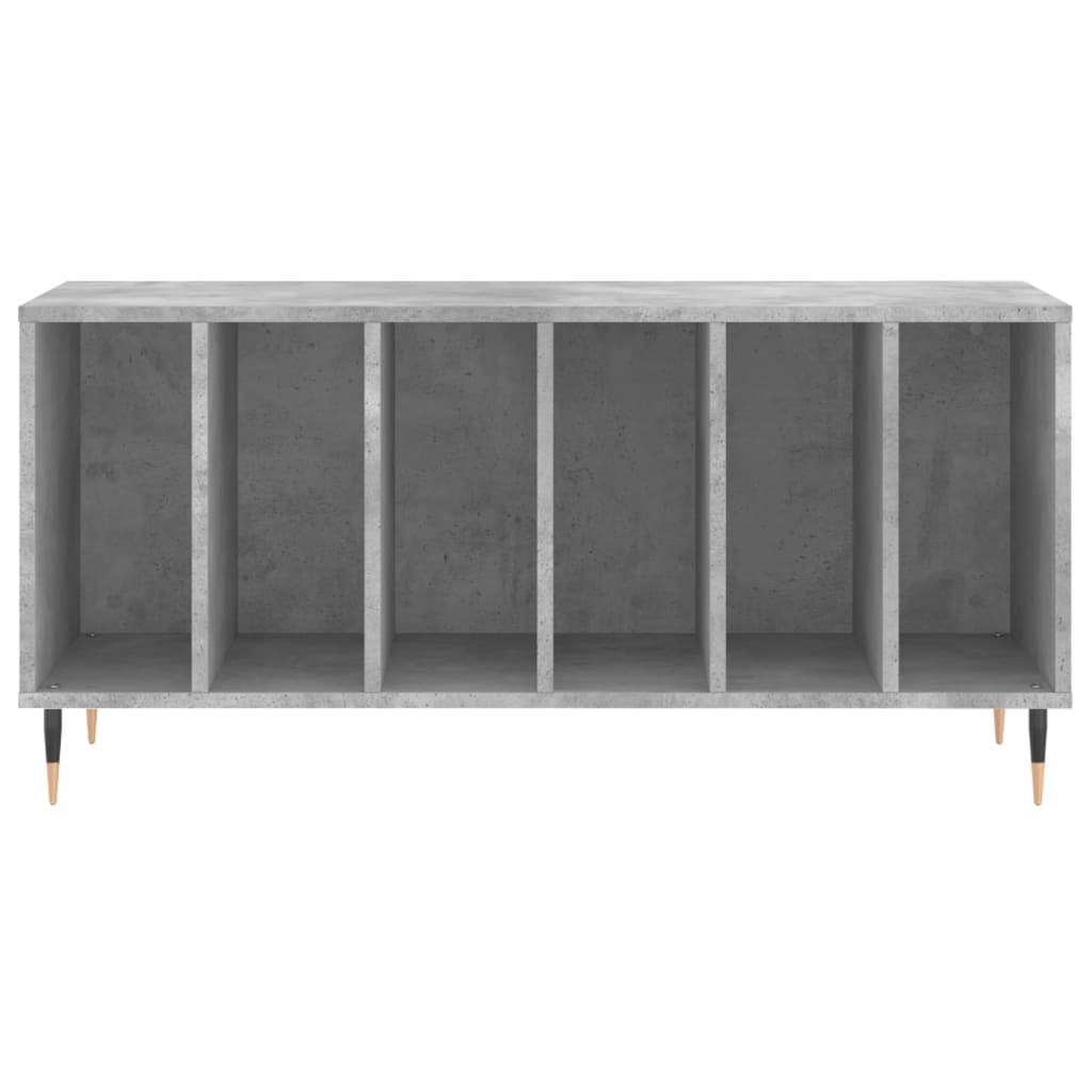 vidaXL Dulap pentru discuri gri beton, 100x38x48 cm, lemn prelucrat vidaXL Dulap pentru discuri gri beton, 100x38x48 cm, lemn prelucrat