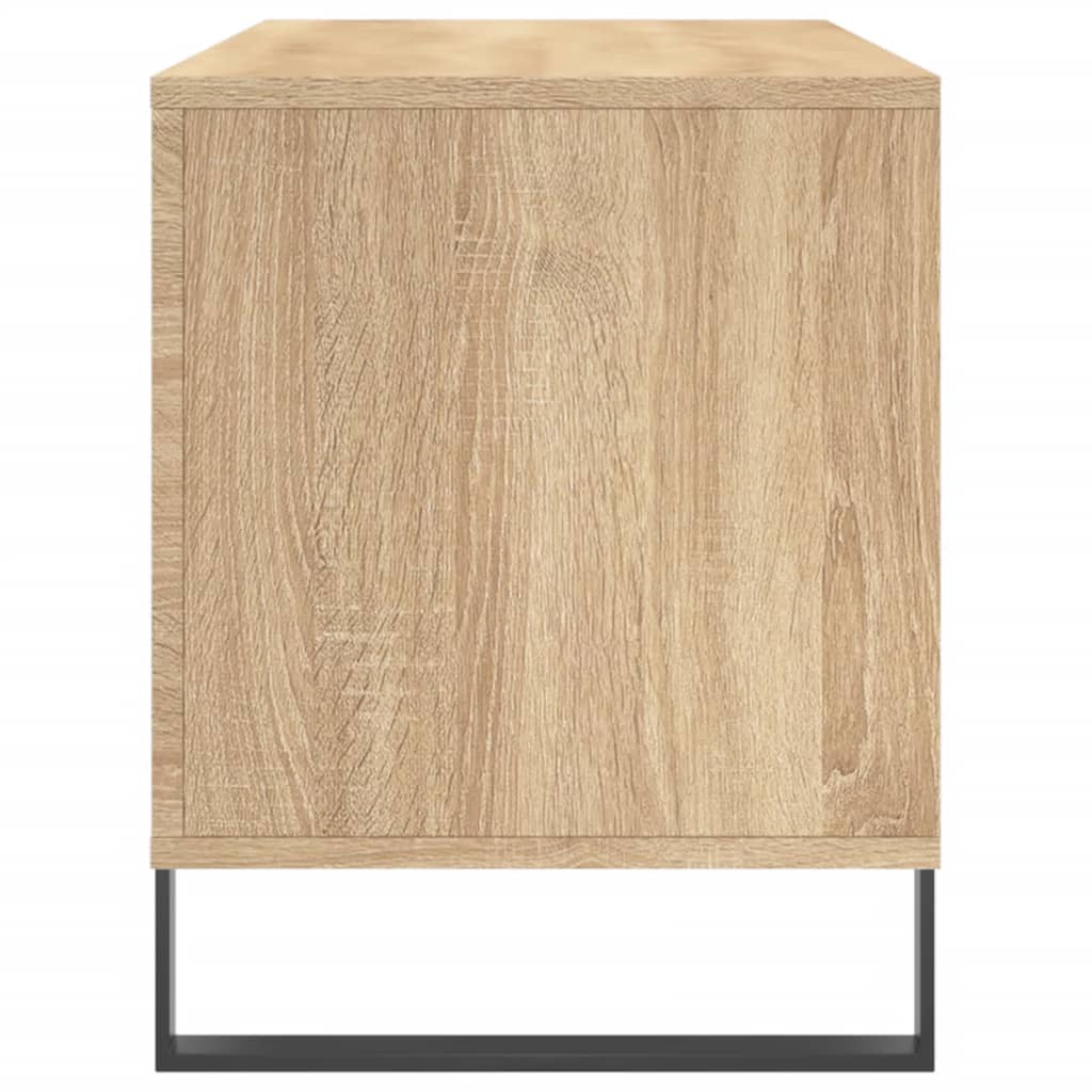 vidaXL Dulap pentru discuri stejar sonoma 100x38x48 cm, lemn prelucrat