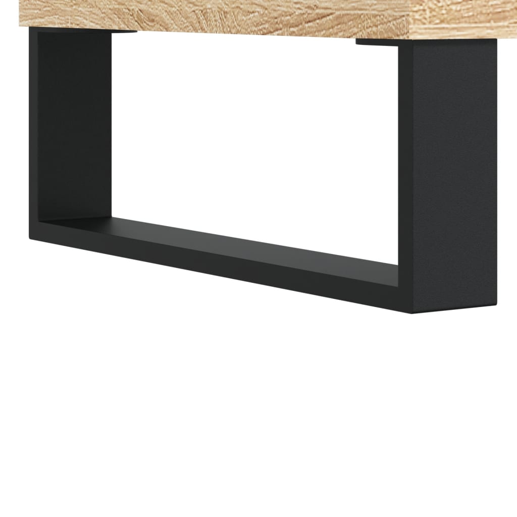 vidaXL Dulap pentru discuri stejar sonoma 100x38x48 cm, lemn prelucrat