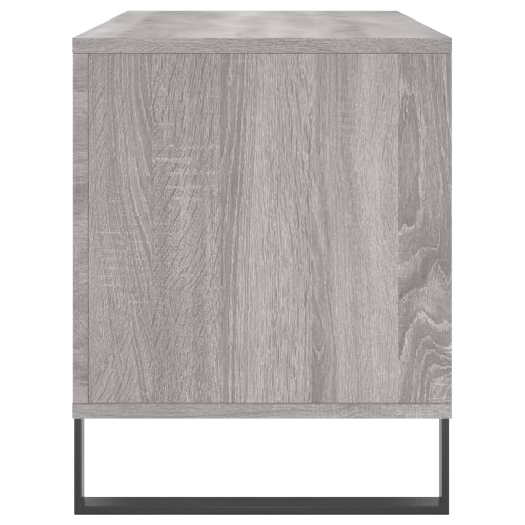vidaXL Dulap pentru discuri gri sonoma, 100x38x48 cm, lemn prelucrat vidaXL Dulap pentru discuri gri sonoma, 100x38x48 cm, lemn prelucrat