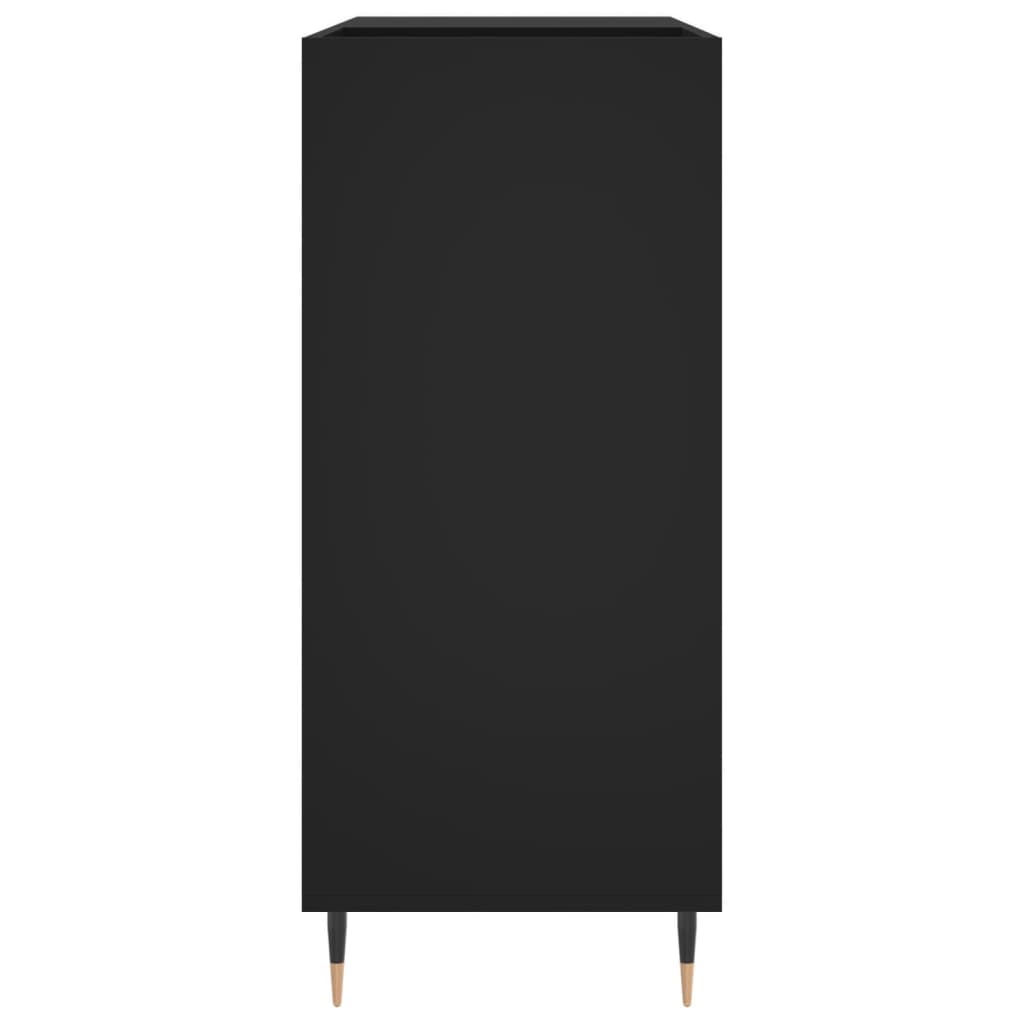 vidaXL Dulap pentru discuri negru 84,5x38x89 cm lemn compozit vidaXL Dulap pentru discuri negru 84,5x38x89 cm lemn compozit