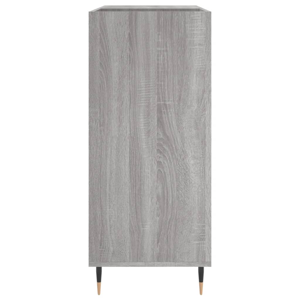 vidaXL Dulap pentru discuri gri sonoma 84,5x38x89 cm lemn compozit vidaXL Dulap pentru discuri gri sonoma 84,5x38x89 cm lemn compozit