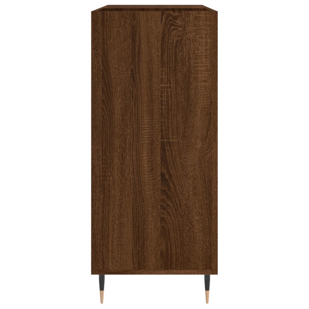 vidaXL Dulap pentru discuri stejar maro 84,5x38x89 cm lemn compozit vidaXL Dulap pentru discuri stejar maro 84,5x38x89 cm lemn compozit
