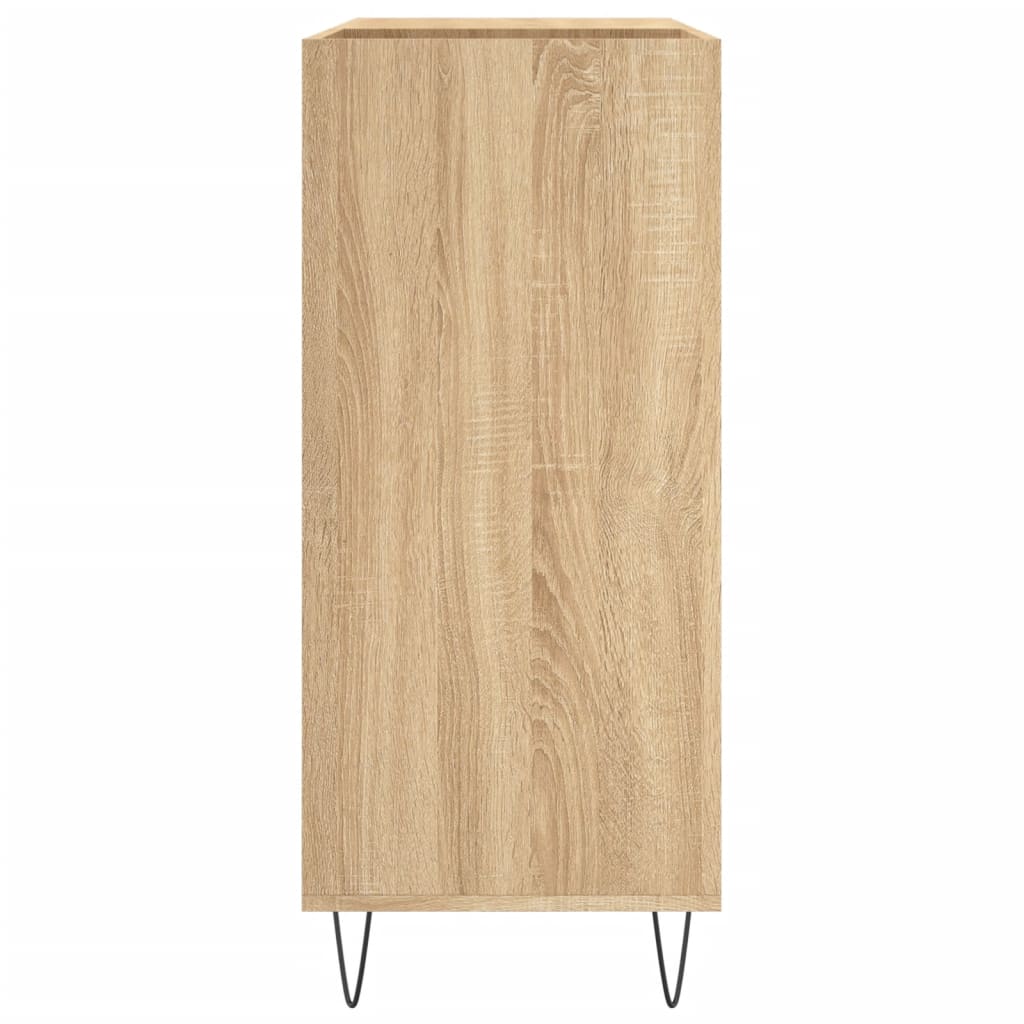 vidaXL Dulap pentru discuri stejar sonoma 84,5x38x89 cm lemn compozit vidaXL Dulap pentru discuri stejar sonoma 84,5x38x89 cm lemn compozit