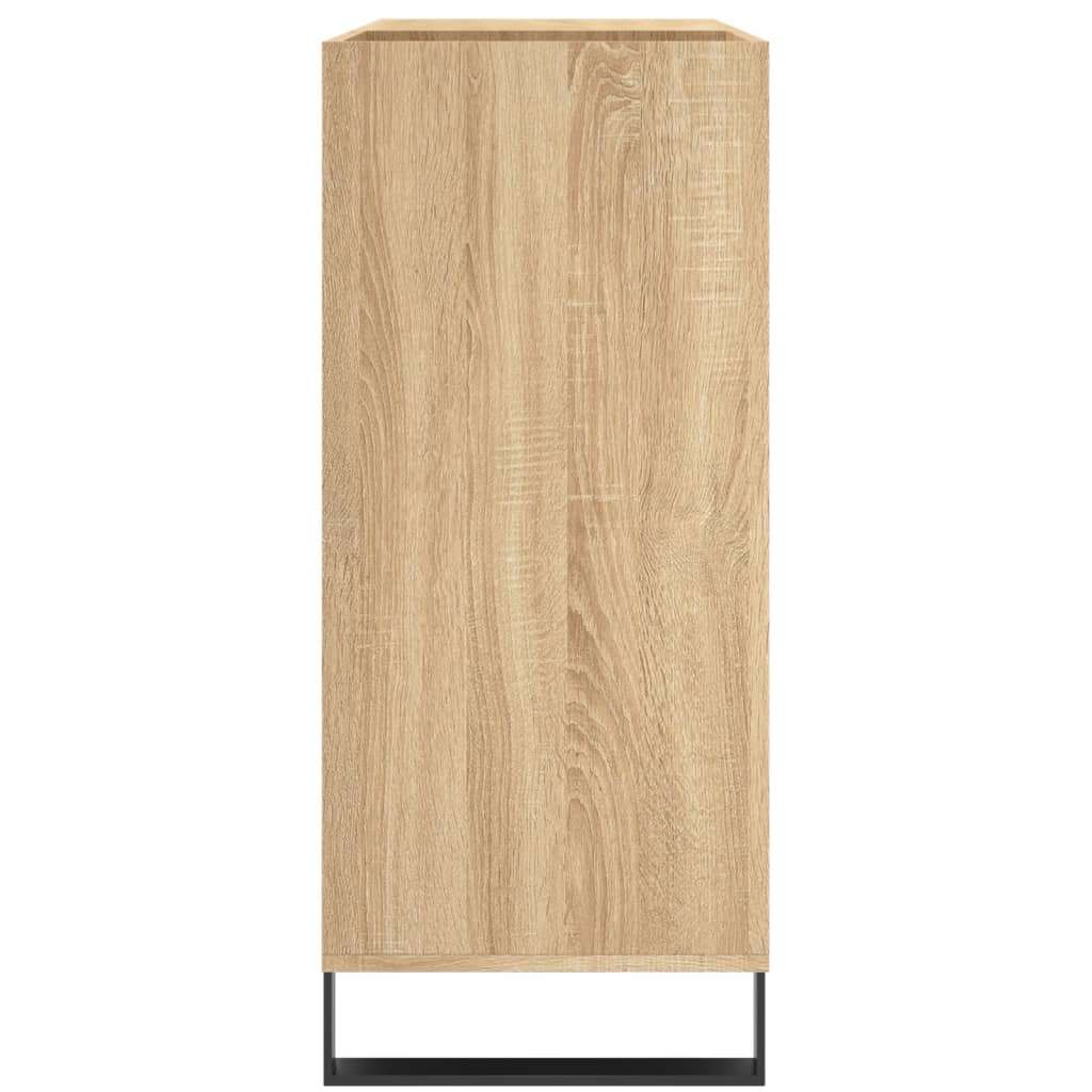 vidaXL Dulap pentru discuri stejar sonoma 84,5x38x89 cm lemn compozit vidaXL Dulap pentru discuri stejar sonoma 84,5x38x89 cm lemn compozit