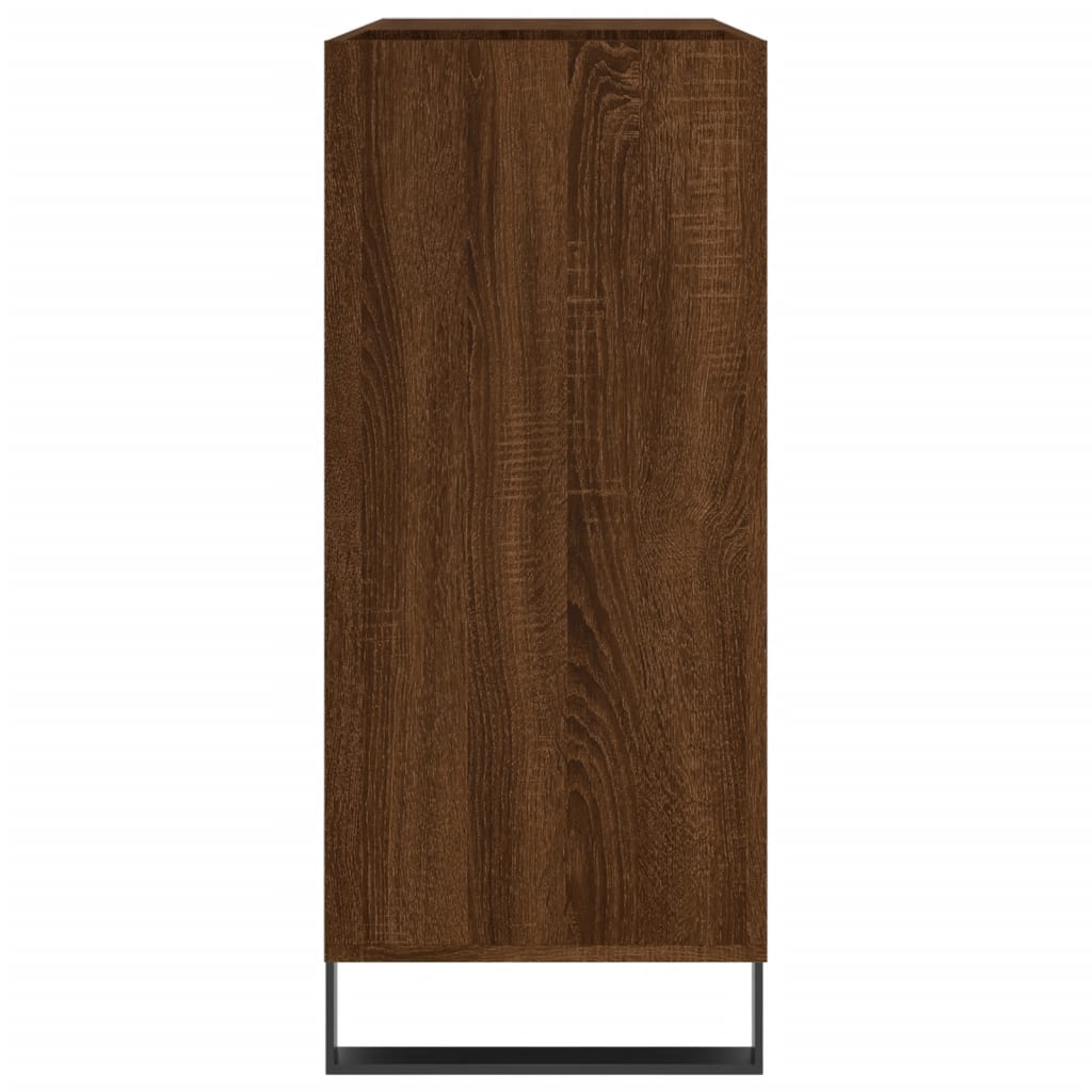 vidaXL Dulap pentru discuri stejar maro 84,5x38x89 cm lemn compozit