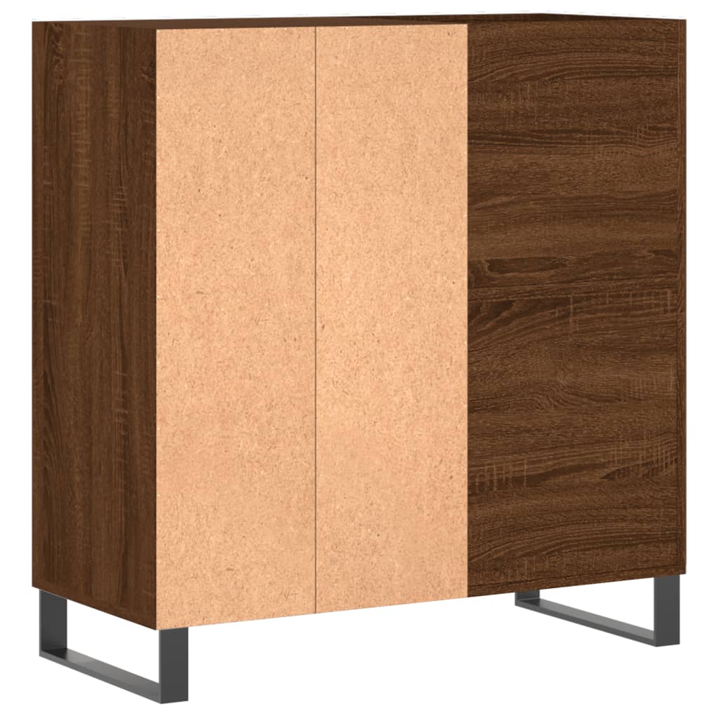 vidaXL Dulap pentru discuri stejar maro 84,5x38x89 cm lemn compozit