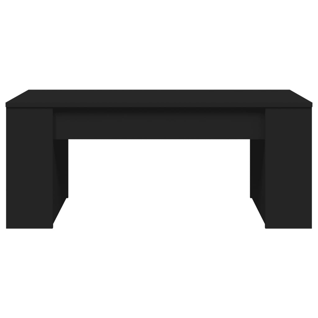 vidaXL Măsuță de cafea, negru, 102x55x42 cm, lemn prelucrat vidaXL Măsuță de cafea, negru, 102x55x42 cm, lemn prelucrat