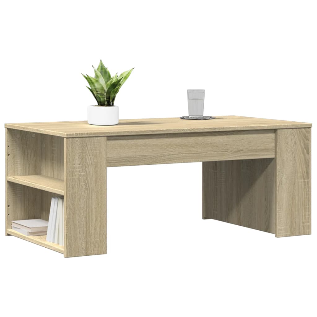 vidaXL Măsuță de cafea, stejar sonoma, 102x55x42 cm, lemn prelucrat vidaXL Măsuță de cafea, stejar sonoma, 102x55x42 cm, lemn prelucrat