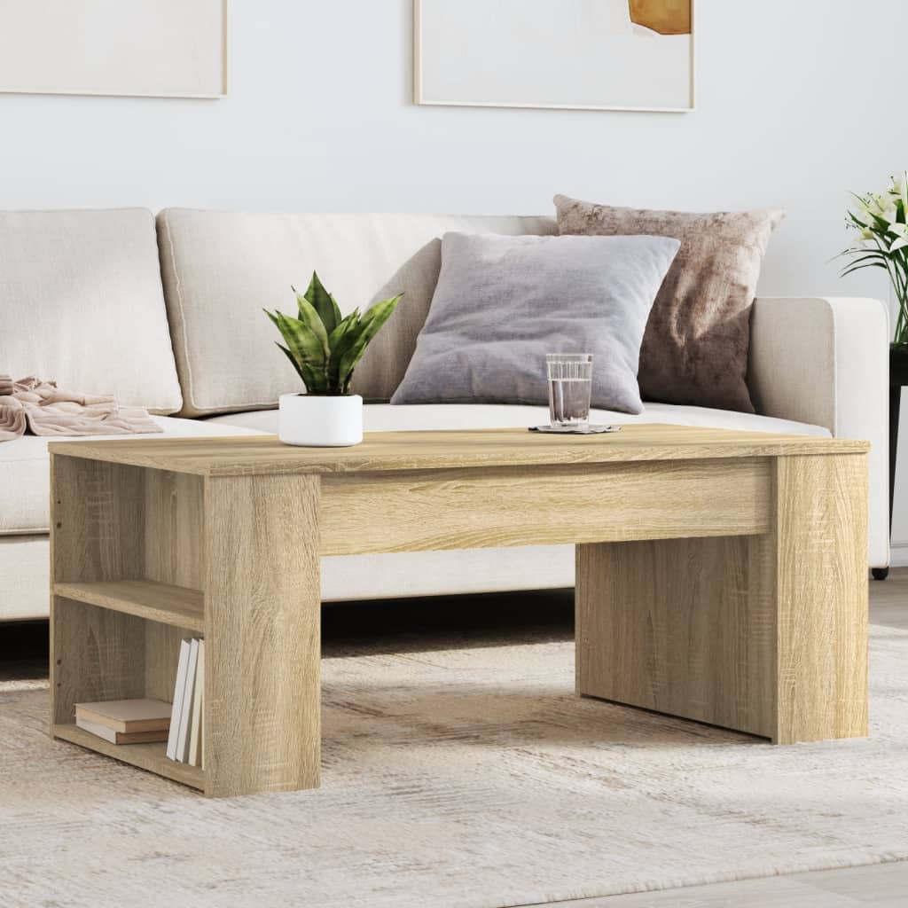 vidaXL Măsuță de cafea, stejar sonoma, 102x55x42 cm, lemn prelucrat vidaXL Măsuță de cafea, stejar sonoma, 102x55x42 cm, lemn prelucrat