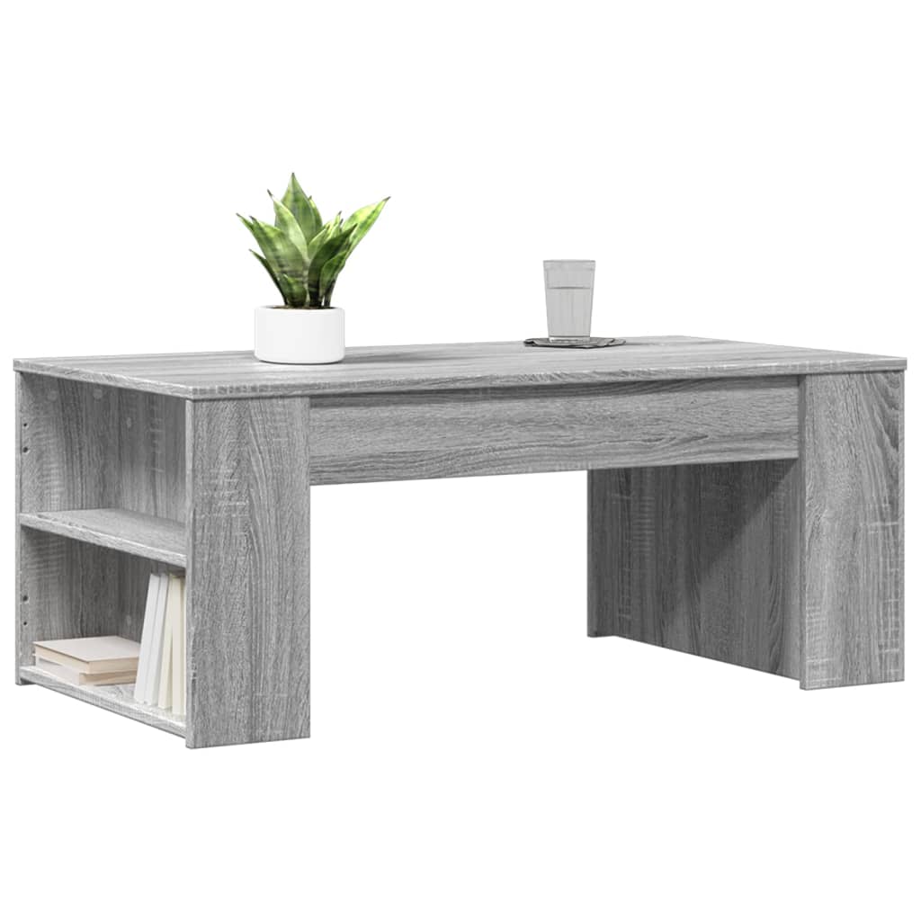 vidaXL Măsuță de cafea, gri sonoma, 102x55x42 cm, lemn prelucrat