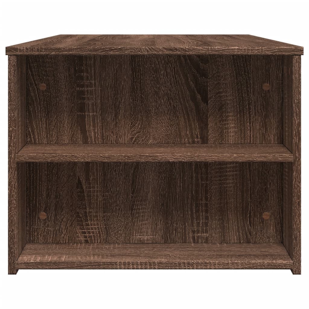 vidaXL Măsuță de cafea, stejar maro, 102x55x42 cm, lemn prelucrat vidaXL Măsuță de cafea, stejar maro, 102x55x42 cm, lemn prelucrat