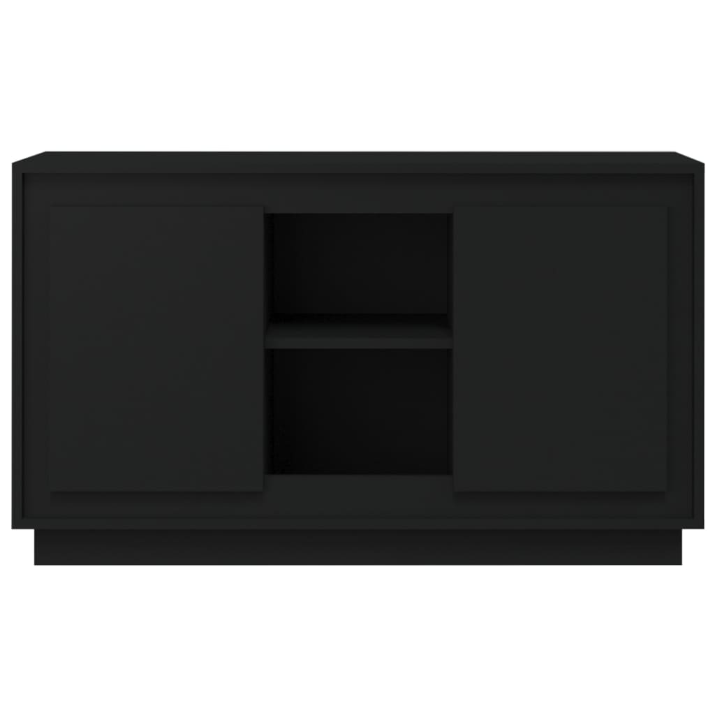 vidaXL Dulap, negru, 102x35x60 cm, lemn prelucrat