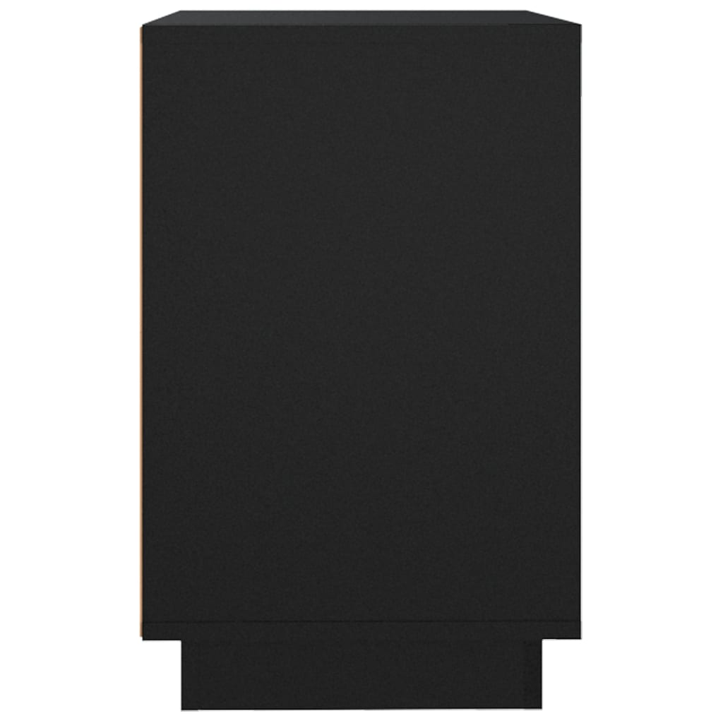 vidaXL Dulap, negru, 102x35x60 cm, lemn prelucrat