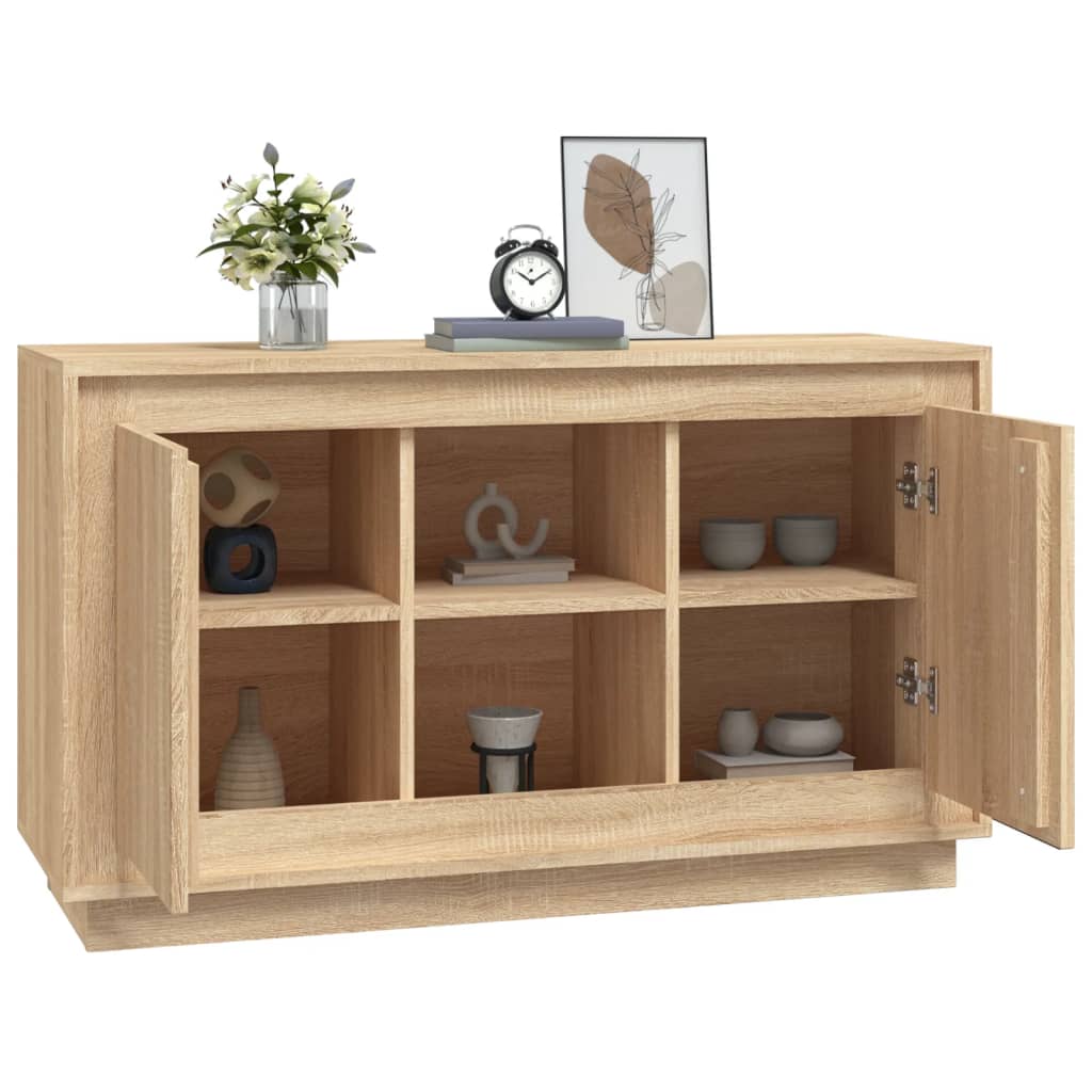 vidaXL Dulap, stejar sonoma, 102x35x60 cm, lemn prelucrat